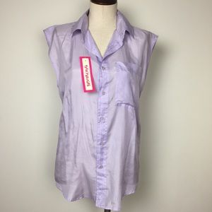 Vintage Sleeveless Silk Blouse